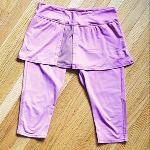 Lija Brand Skapri Tennis Yoga Fitness Skirted Legging size M